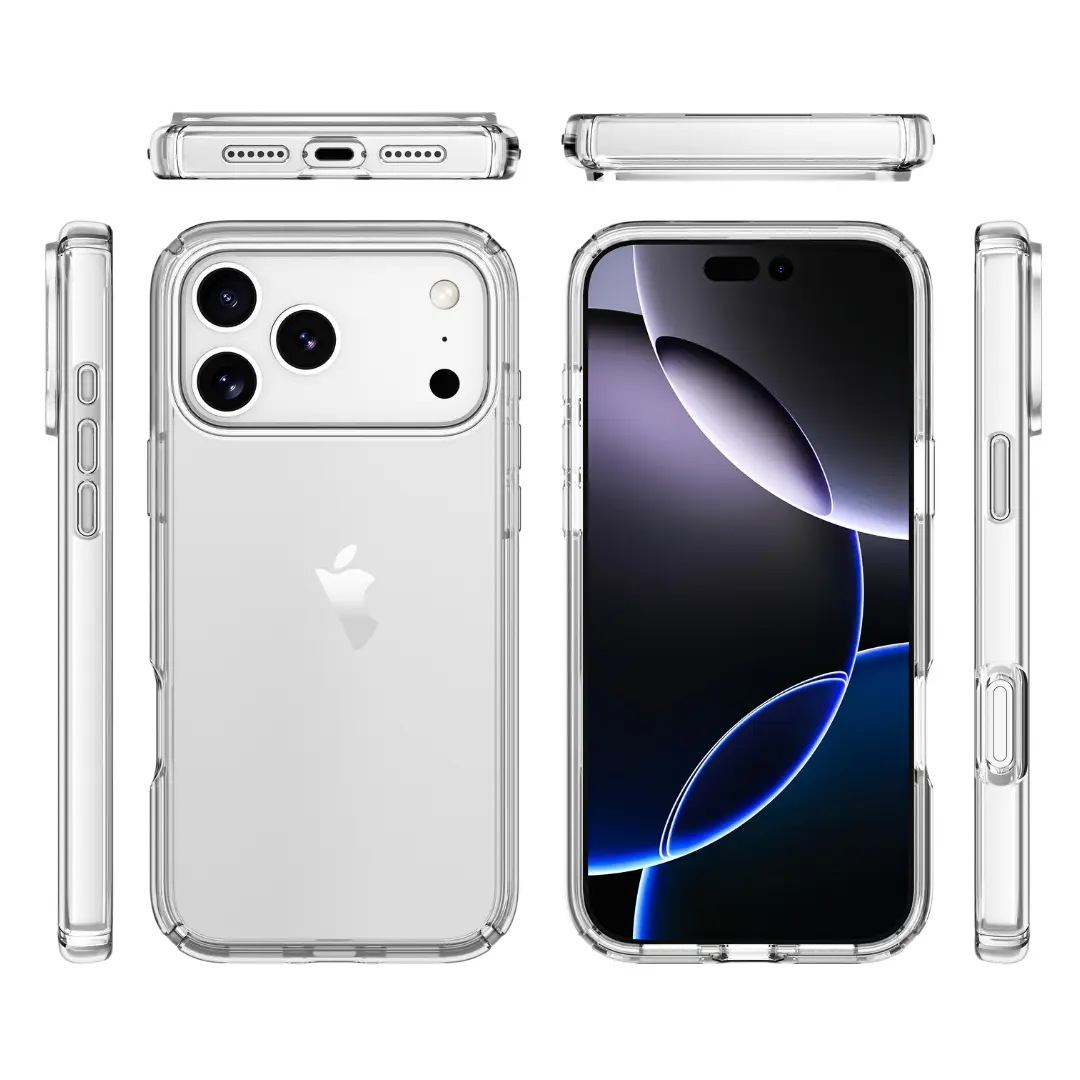 iPhone 17 Pro Max Fleck Case Crystal Clear